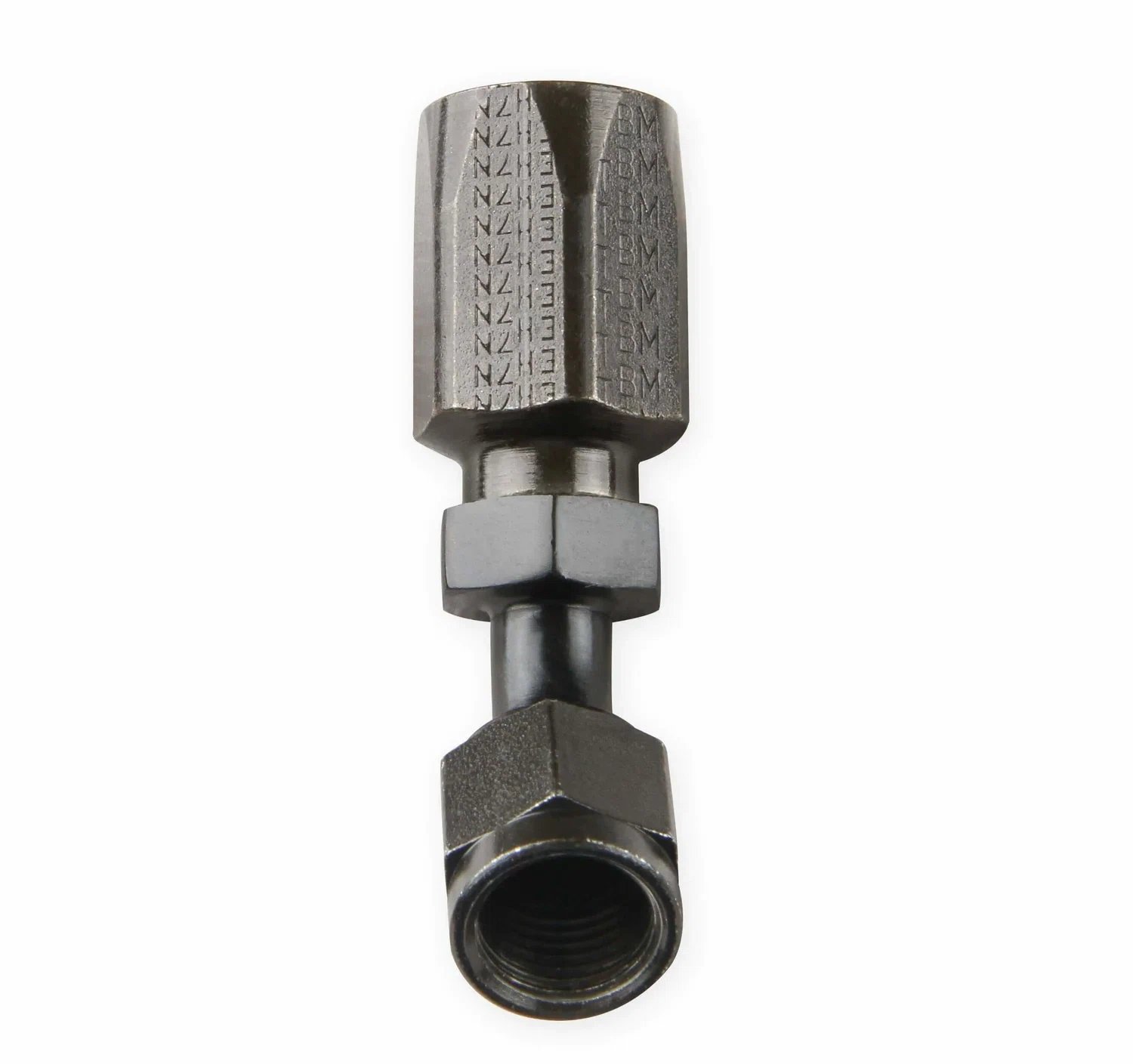 Earls Power Steering Hose End-Black Chromate - 154606ERL